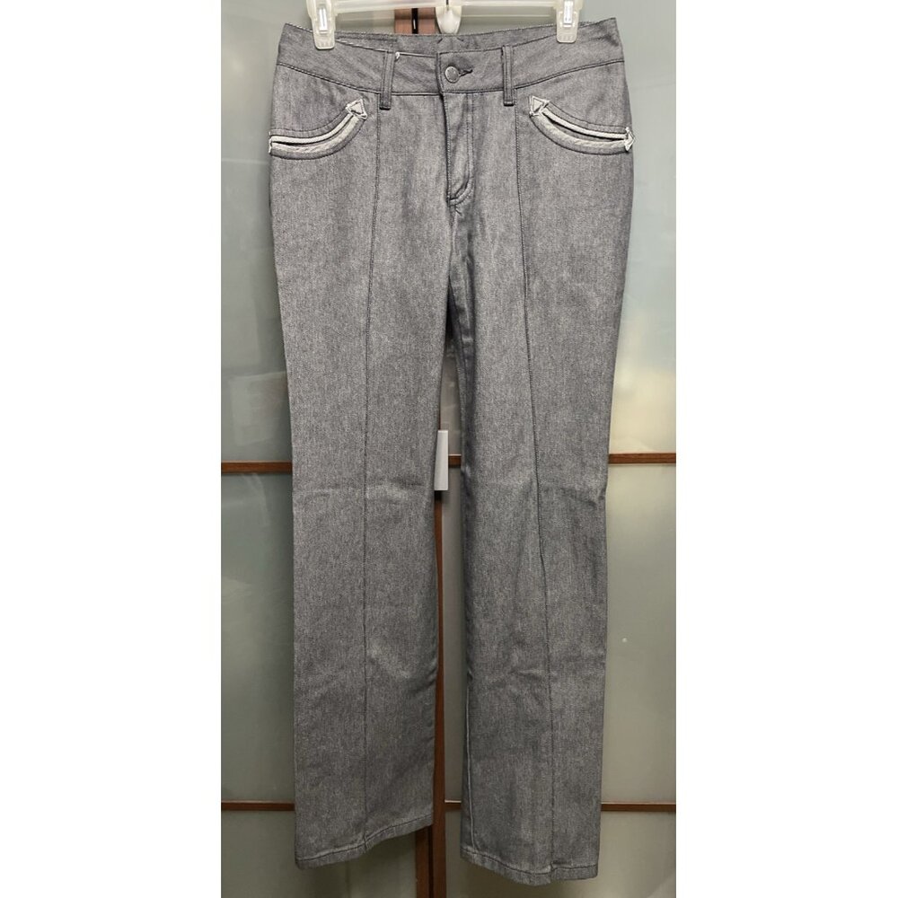 Alexandre Herchcovitch Brazil Vintage Y2K Jeans Denim Zip Leg Straight Goth US 6